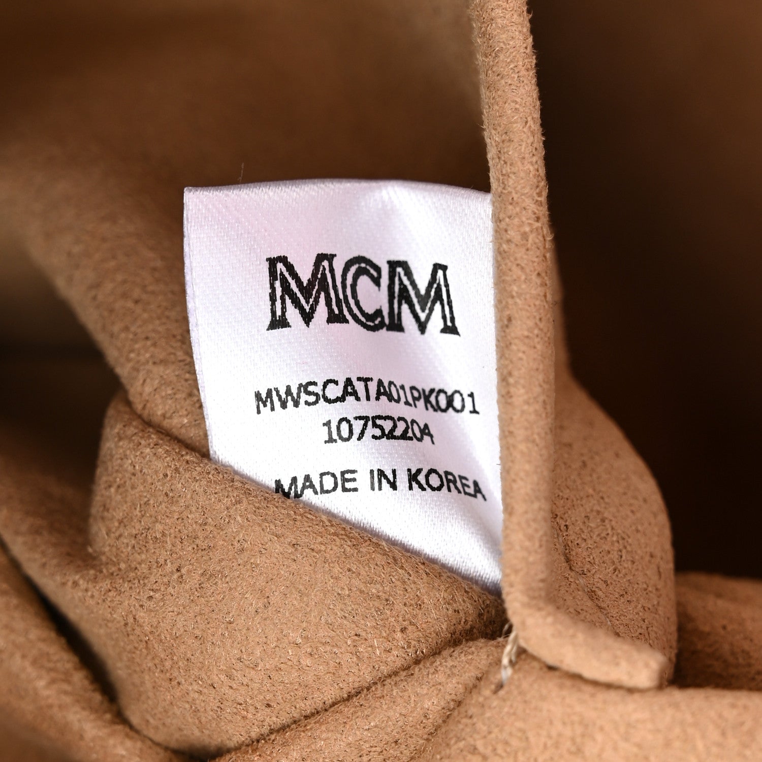 MCM Vintage Jacquard Monogram Mini Aren Shoulder Bag Pink 7 of 10