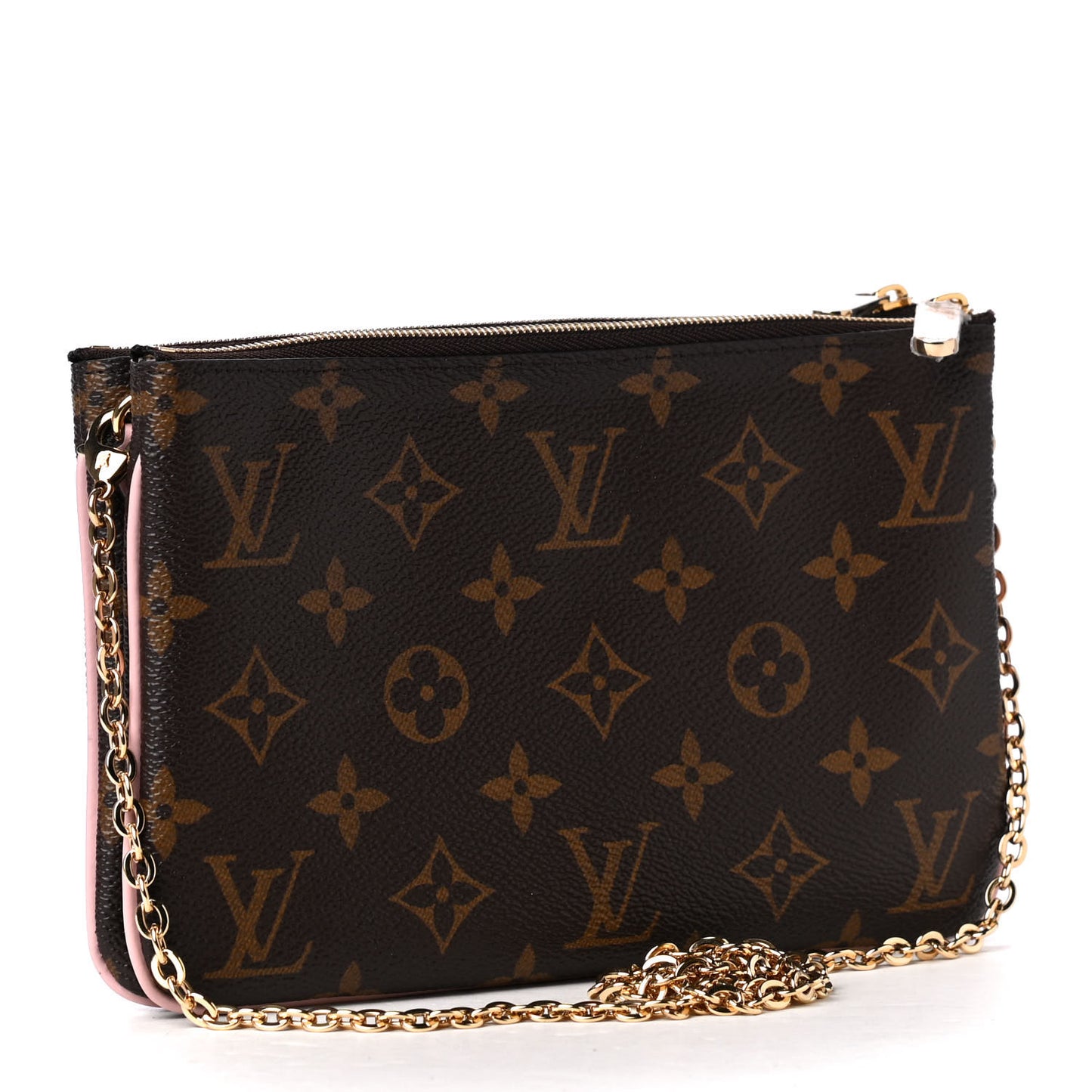 Monogram Blooming Flowers Double Zip Pochette