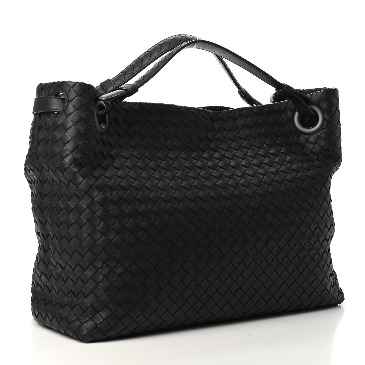 Bottega Veneta Nappa Intrecciato Medium Garda Bag Black 2 of 4