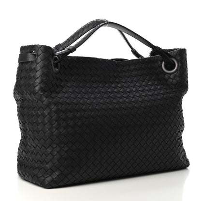 Bottega Veneta Nappa Intrecciato Medium Garda Bag Black 2 of 4