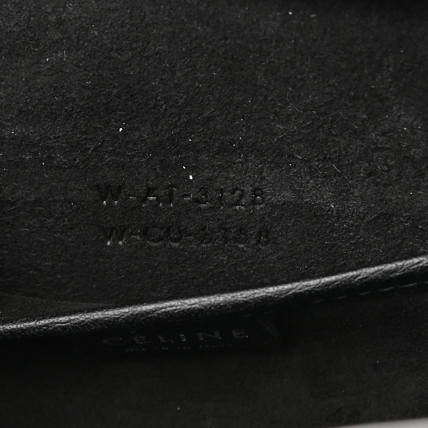 Drummed Calfskin Nano Luggage Black