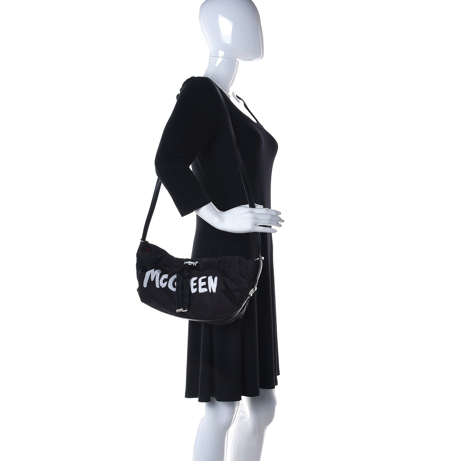 Alexander McQueen Nylon Mini Bundle Black White 2 of 8