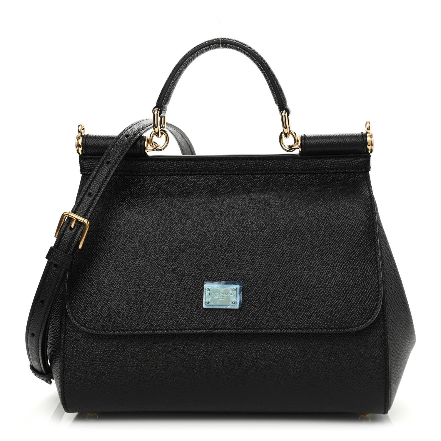 Dolce & Gabbana Dauphine Medium Miss Sicily Satchel Black 1 of 9
