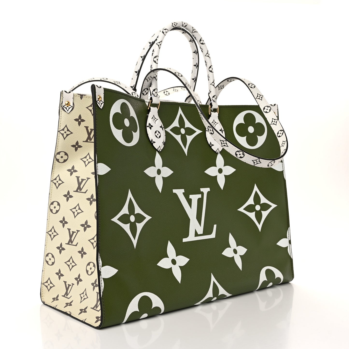 Monogram Giant Onthego GM Kaki Beige