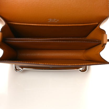 Hermes Evercolor Lizard Mini Sac Roulis Caramel Ombre 5 of 9