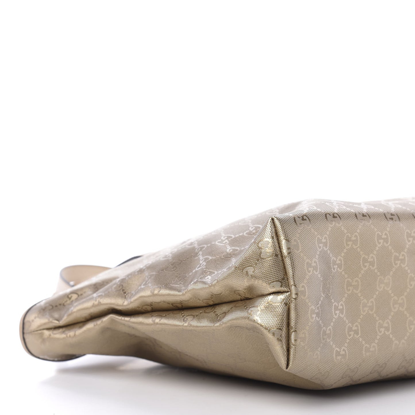 Imprime Monogram Medium Zippered Shopping Tote Champagne