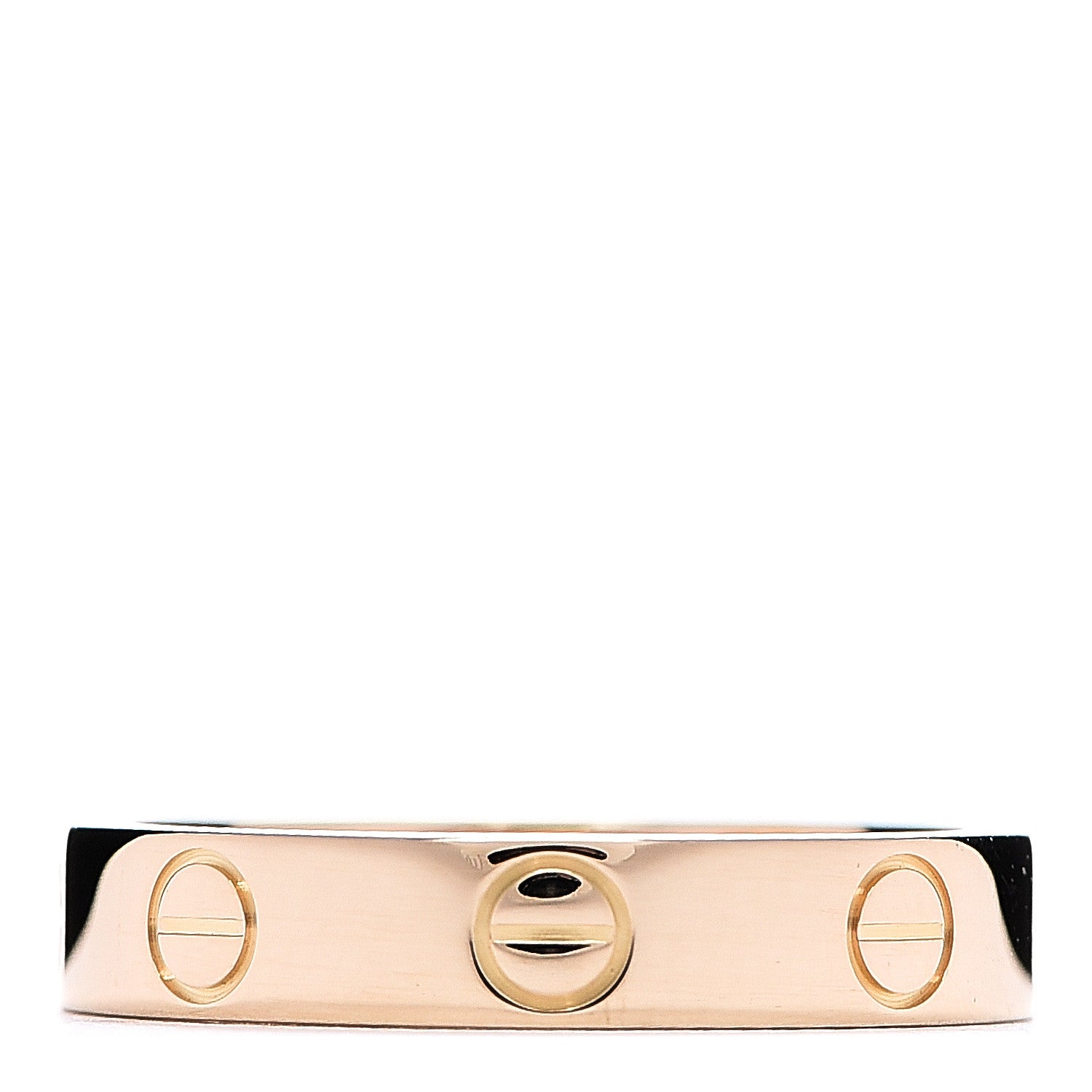 Cartier 18K Yellow Gold 3.5mm LOVE Wedding Band Ring 50 5.25 1 of 3