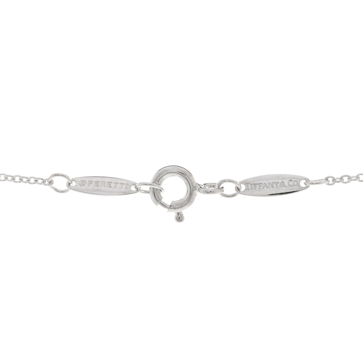 Sterling Silver Elsa Peretti Square Bottle Pendant Necklace