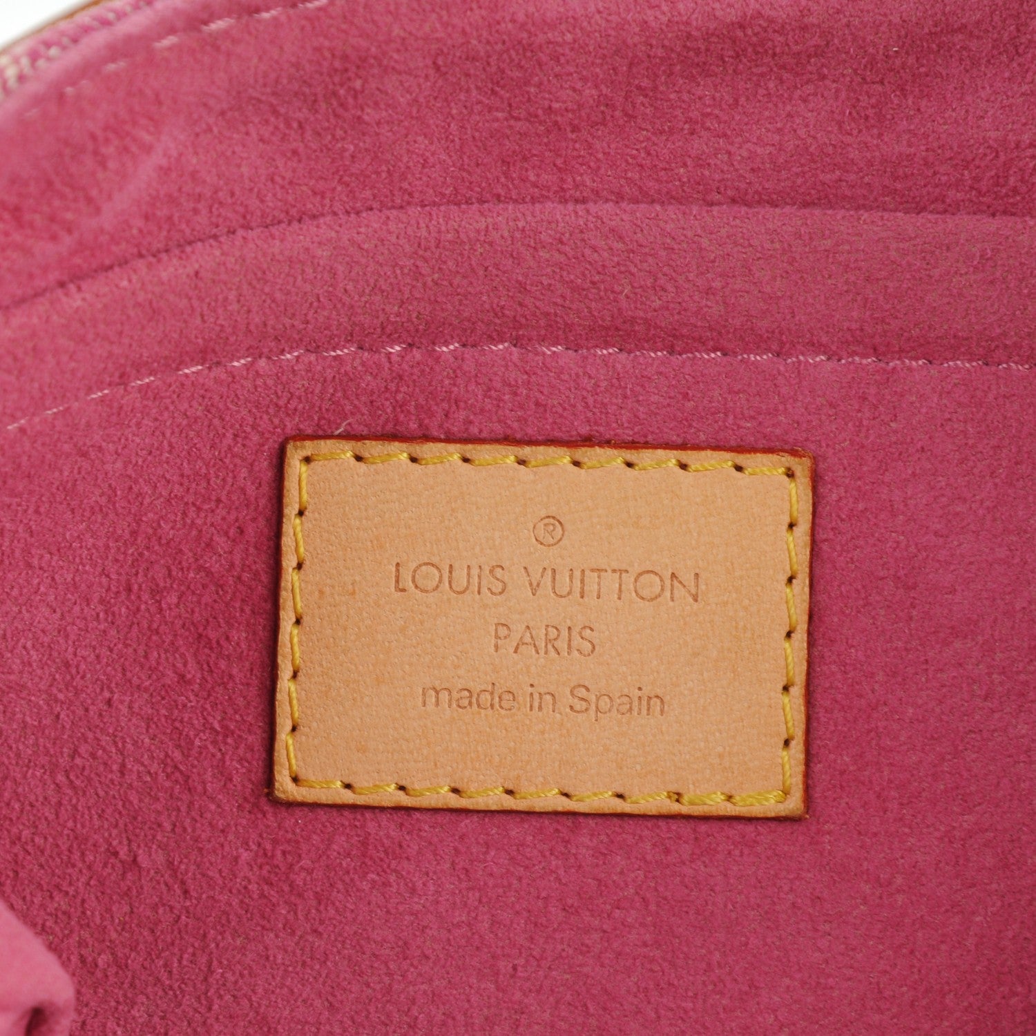 Louis Vuitton Monogram Denim Mini Pleaty Fuchsia 6 of 7