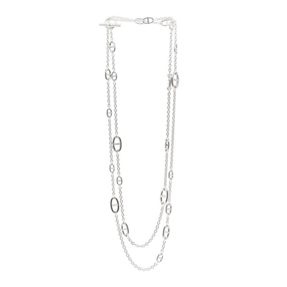 Hermes Sterling Silver Farandole Necklace 160 3 of 5