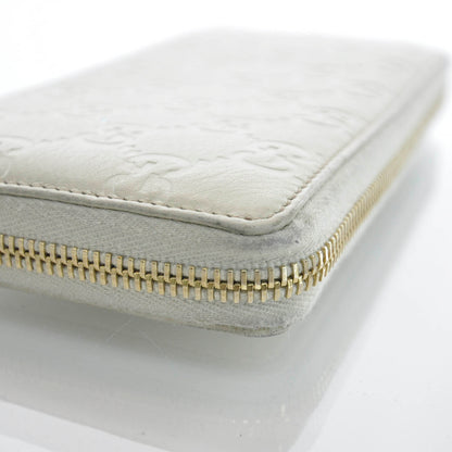 Gucci Guccissima GG Pierce Zip Around Wallet White 6 of 6