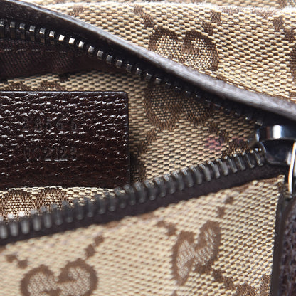 Gucci Monogram Web Belt Bag Dark Brown 7 of 8
