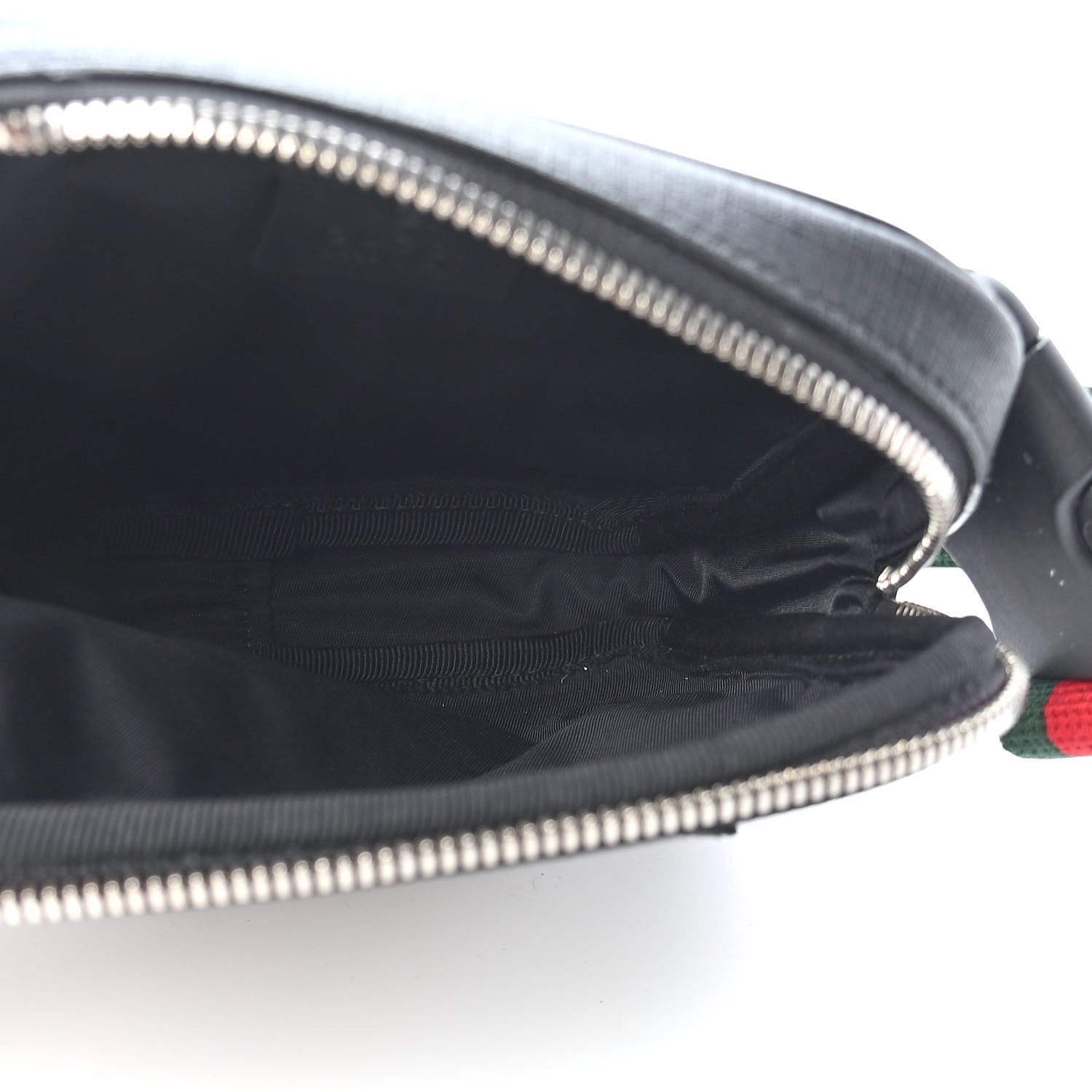Gucci GG Supreme Monogram Web Belt Bag Black 5 of 12