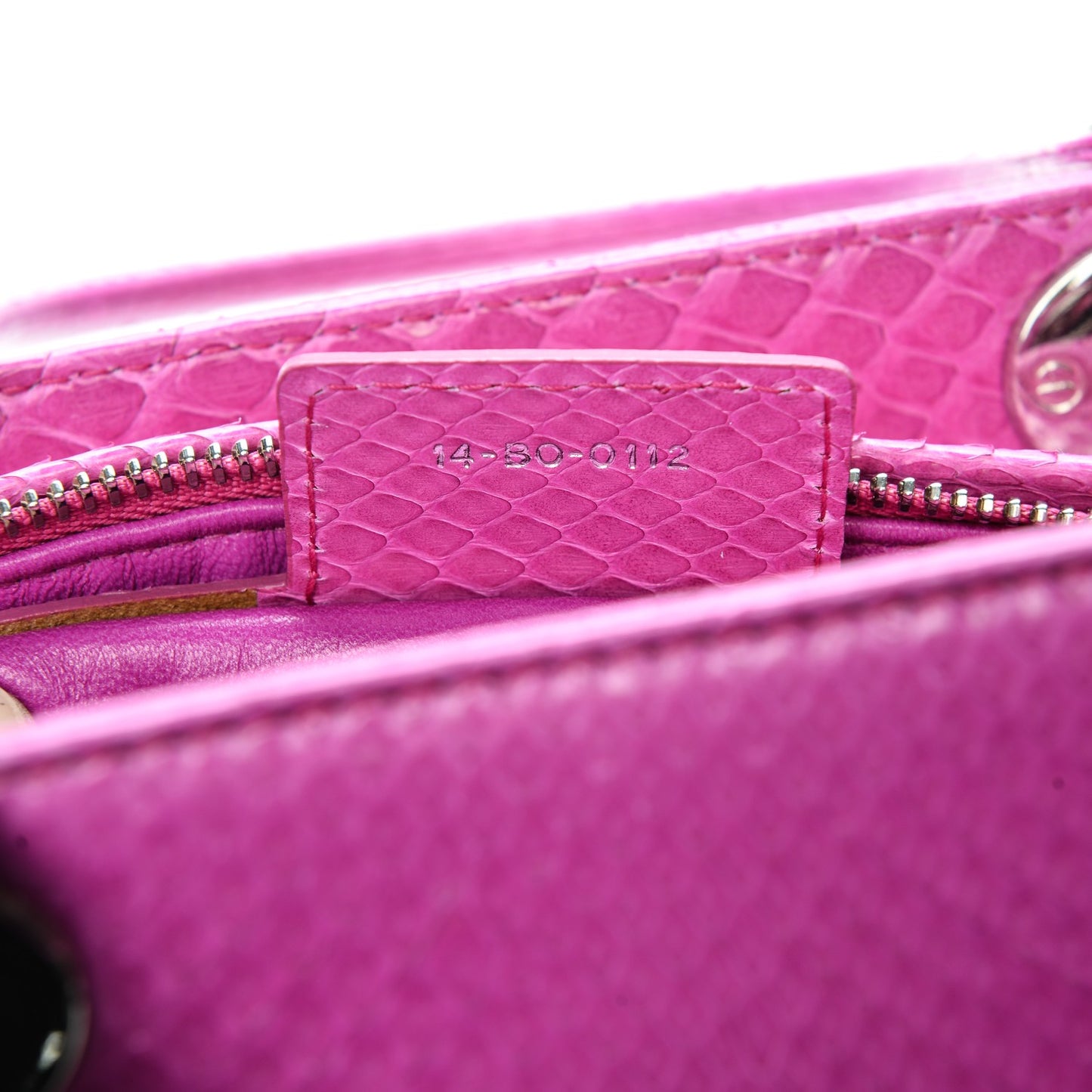 Python Medium Lady Dior Pink