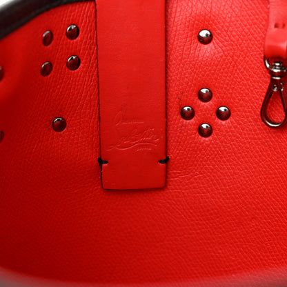 Christian Louboutin Calfskin Empire Spike Studded Mini East West Cabata Black 7 of 11