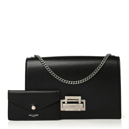Saint Laurent Calfskin Metropolis Chain Shoulder Bag Black 1 of 10