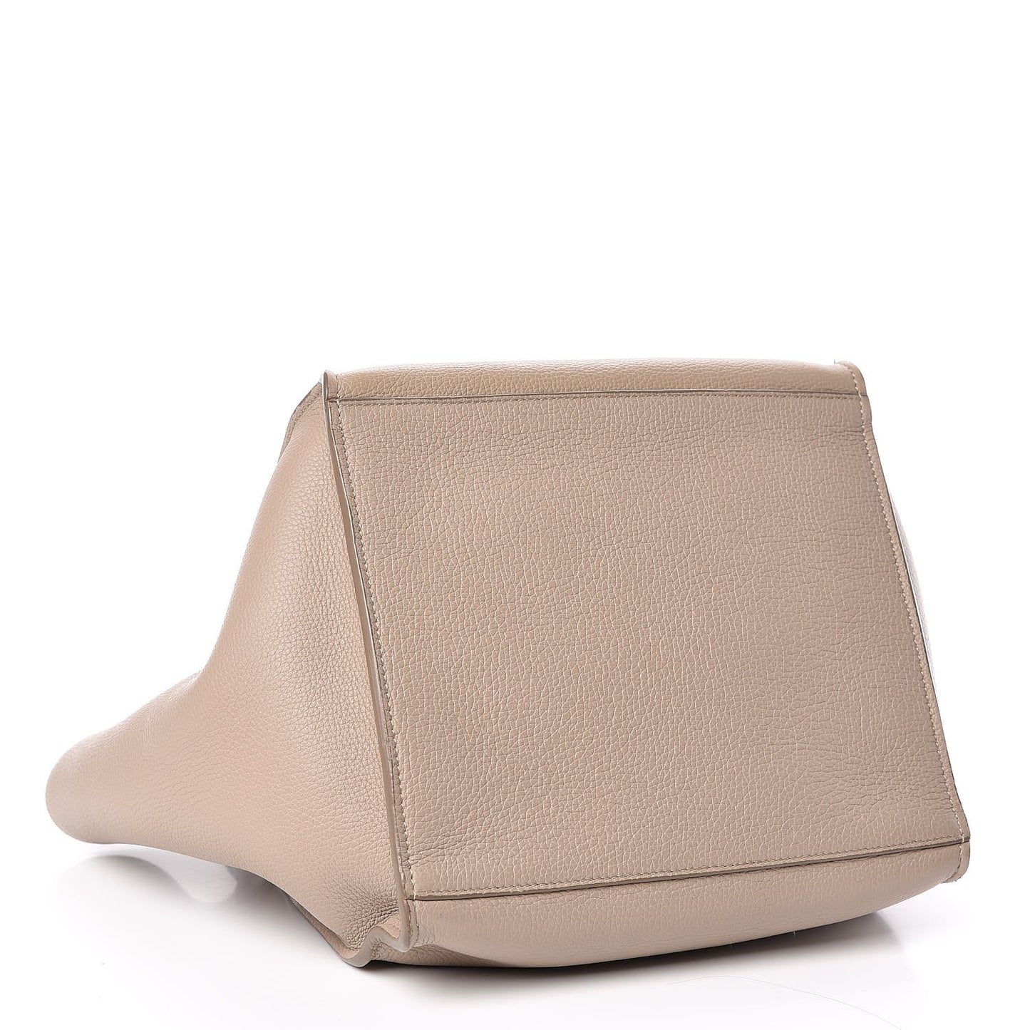 Supple Grained Calfskin Small Big Bag Light Taupe