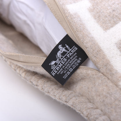 Hermes Wool Cashmere Avalon III Pillow PM Coco Camomille 5 of 5