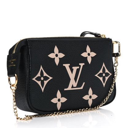 Louis Vuitton Empreinte Monogram Giant Mini Pochette Accessories Black 2 of 4