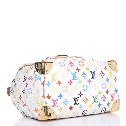 Louis Vuitton Monogram Multicolor Speedy 30 White 4 of 16