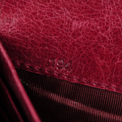 Miu Miu Matelasse Lux Flap Wallet Amarena 6 of 8