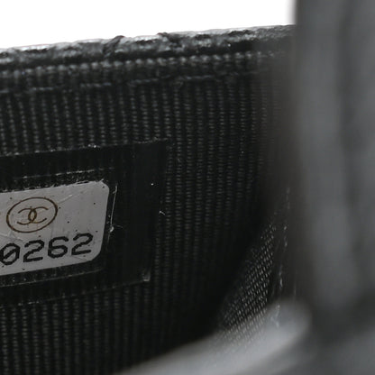 Chanel Caviar Quilted Flap Card Holder Wallet Black 8 of 9