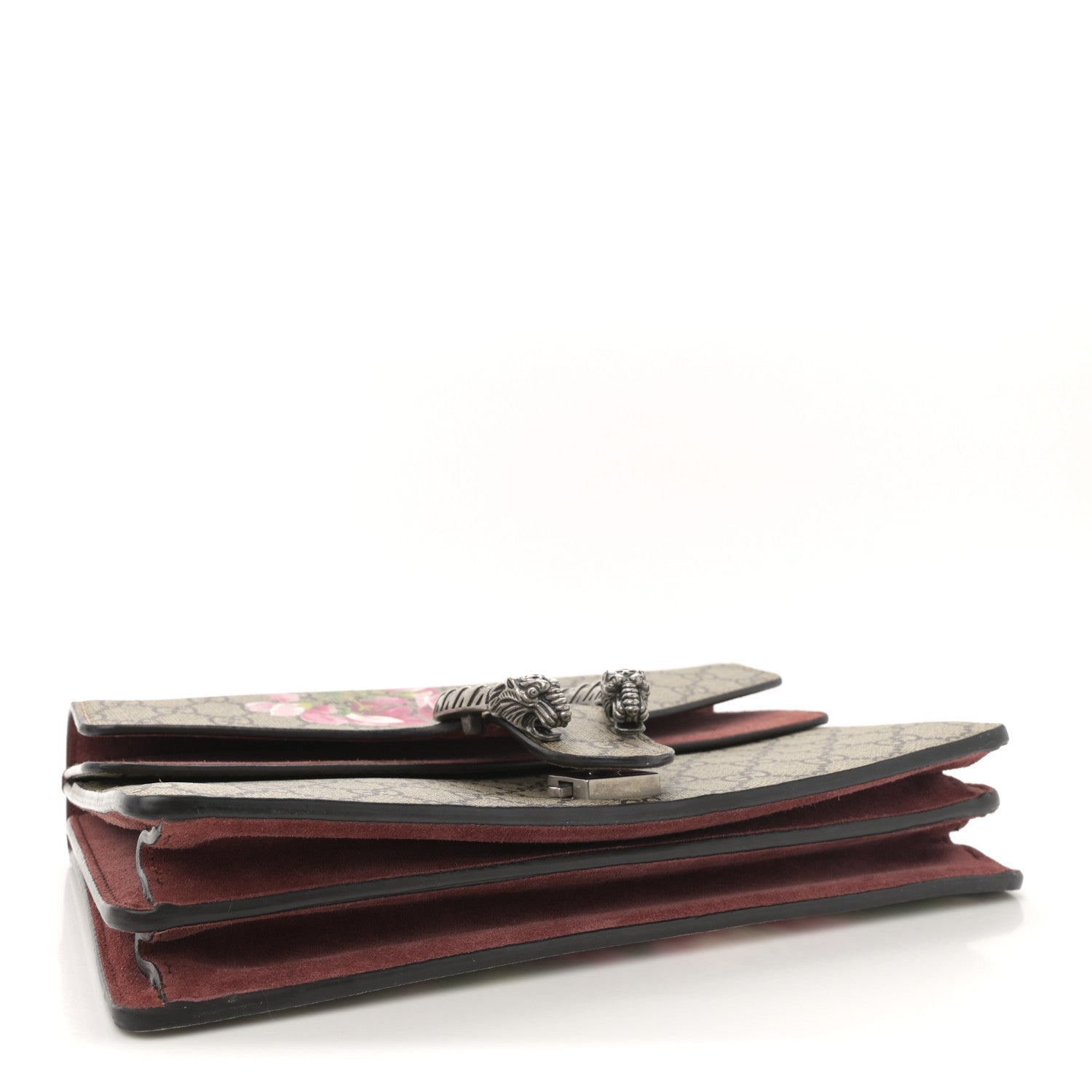 Gucci GG Supreme Monogram Blooms Small Dionysus Shoulder Bag Beige Multicolor Dry Rose 4 of 12