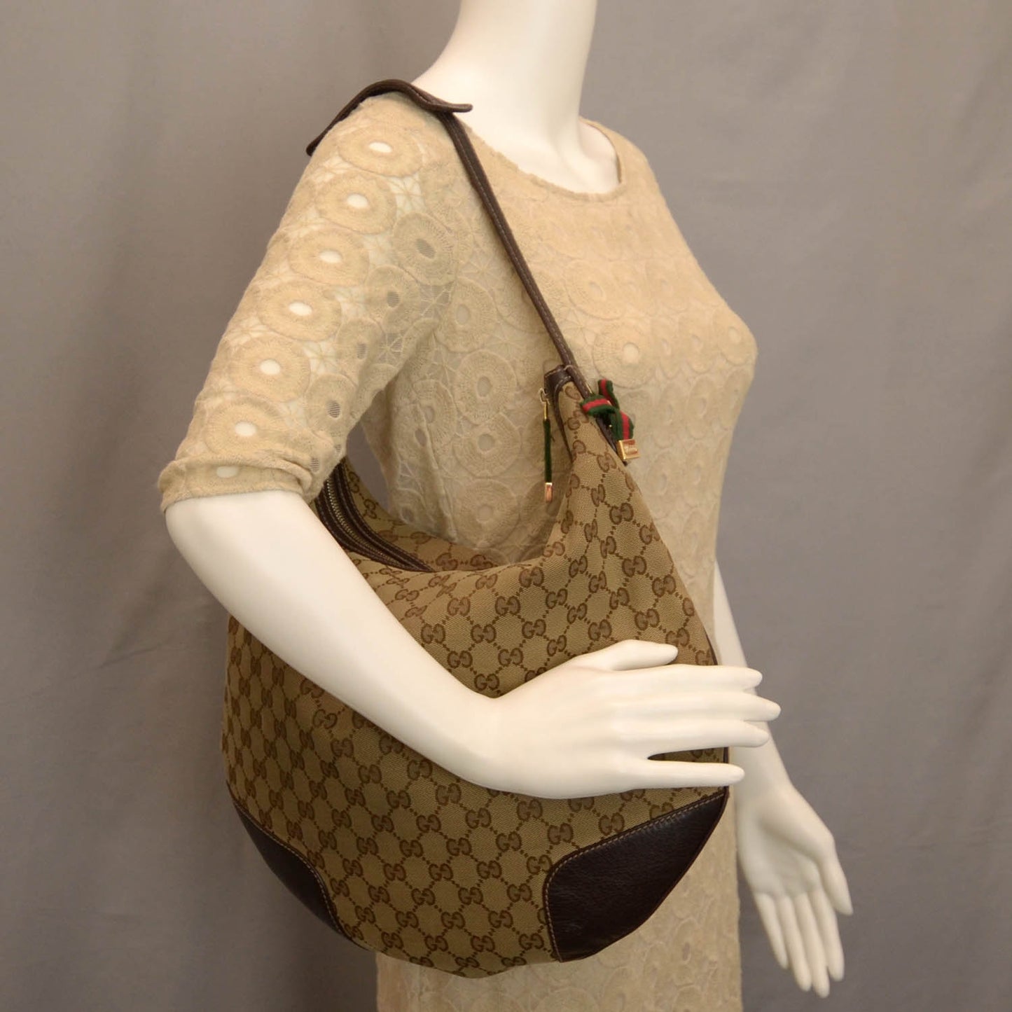Monogram Princy Hobo Ebony