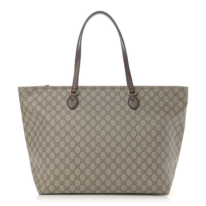 Gucci GG Supreme Monogram Medium Ophidia Shopping Tote Ebony 1 of 13