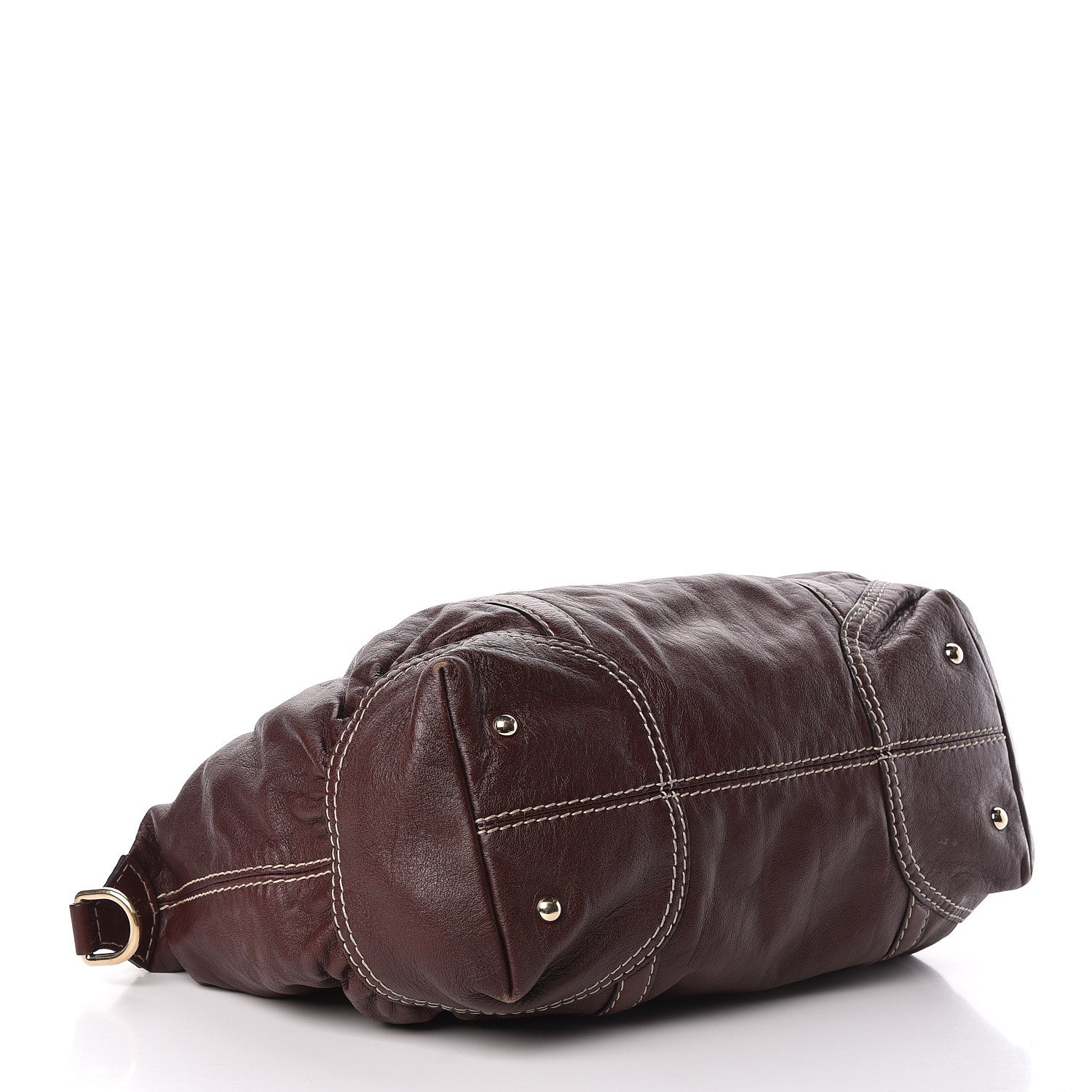 Gucci Calfskin Horsebit Medium Nail Boston Brown 4 of 15