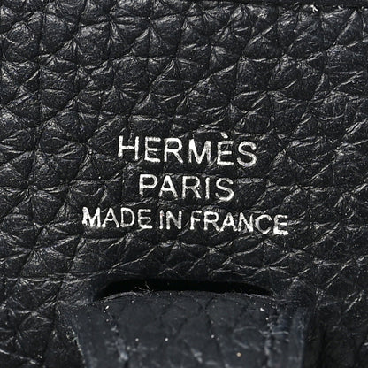 Hermes Taurillon Clemence Evelyne TPM Black 10 of 15