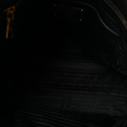 Prada Vitello Daino Shopping Tote Black 5 of 11