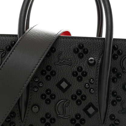 Christian Louboutin Calfskin Spikes Loubinthesky Mini Paloma Black 7 of 9