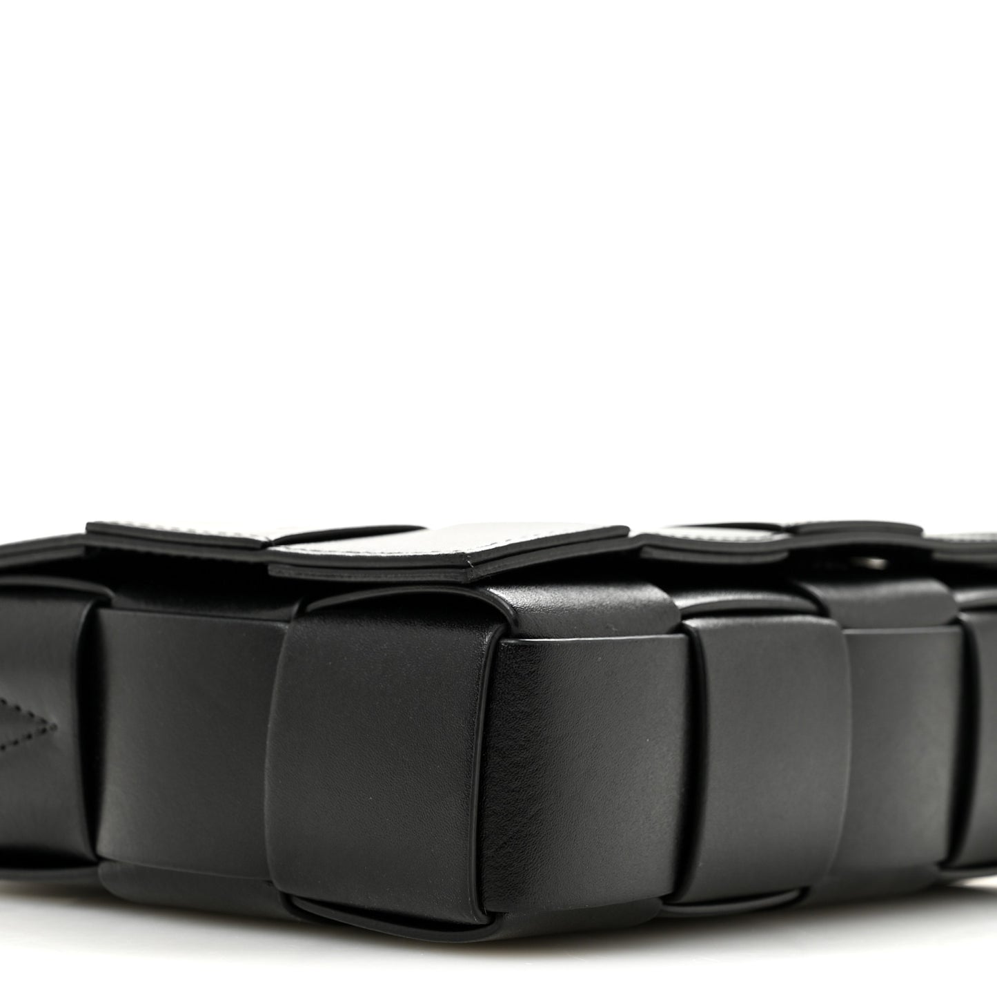 Nappa Maxi Intreccio Cassette Bag Black