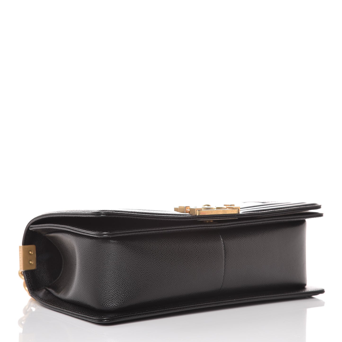 Caviar Quilted Medium Boy Flap Black