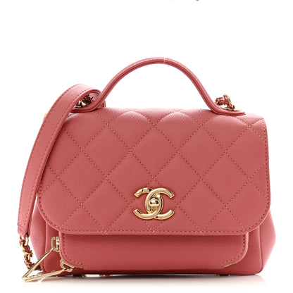 Chanel Caviar Quilted Small Business Affinity Flap Dark Pink 1 of 11