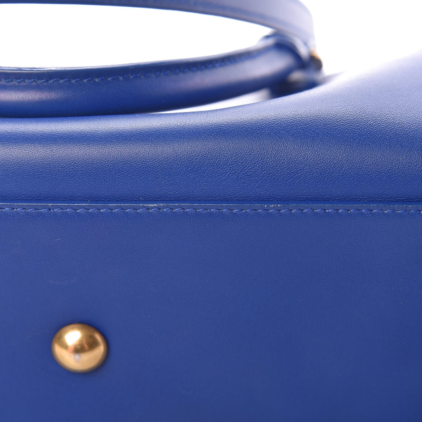 Calfskin Classic Baby Duffle Blue