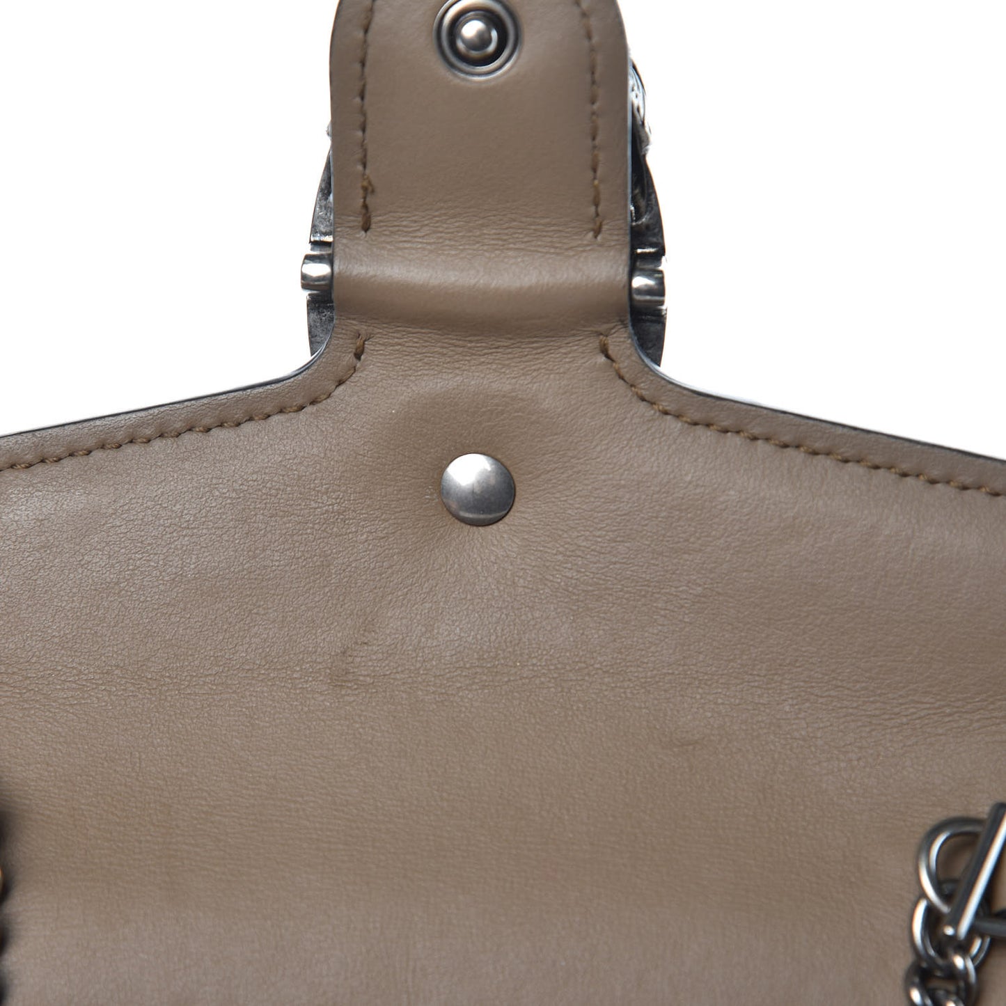 GG Supreme Monogram Super Mini Dionysus Shoulder Bag Taupe