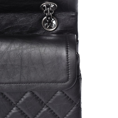 Chanel Aged Calfskin Quilted 2.55 Reissue 226 Flap Black 10 of 12