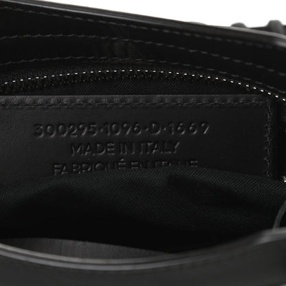 Balenciaga Calfskin Twill Classic Silver Hardware Mini City Black White 7 of 12