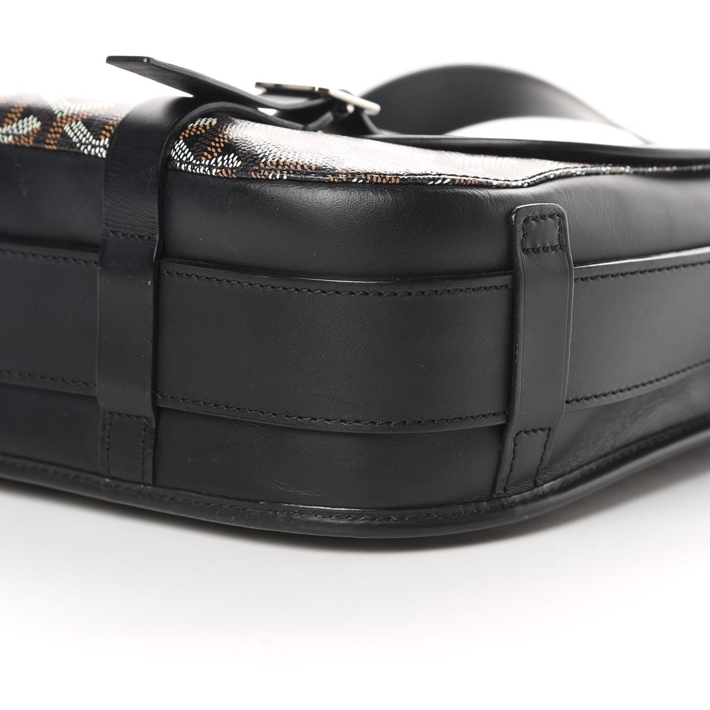 Goyardine Belvedere GM Messenger Bag Black