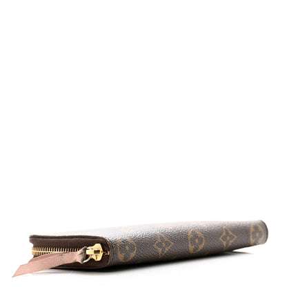 Louis Vuitton Monogram Clemence Wallet Rose Ballerine 4 of 15