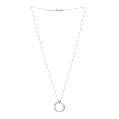 Tiffany 18K White Gold Diamond Paloma's Melody Pendant Necklace 3 of 4