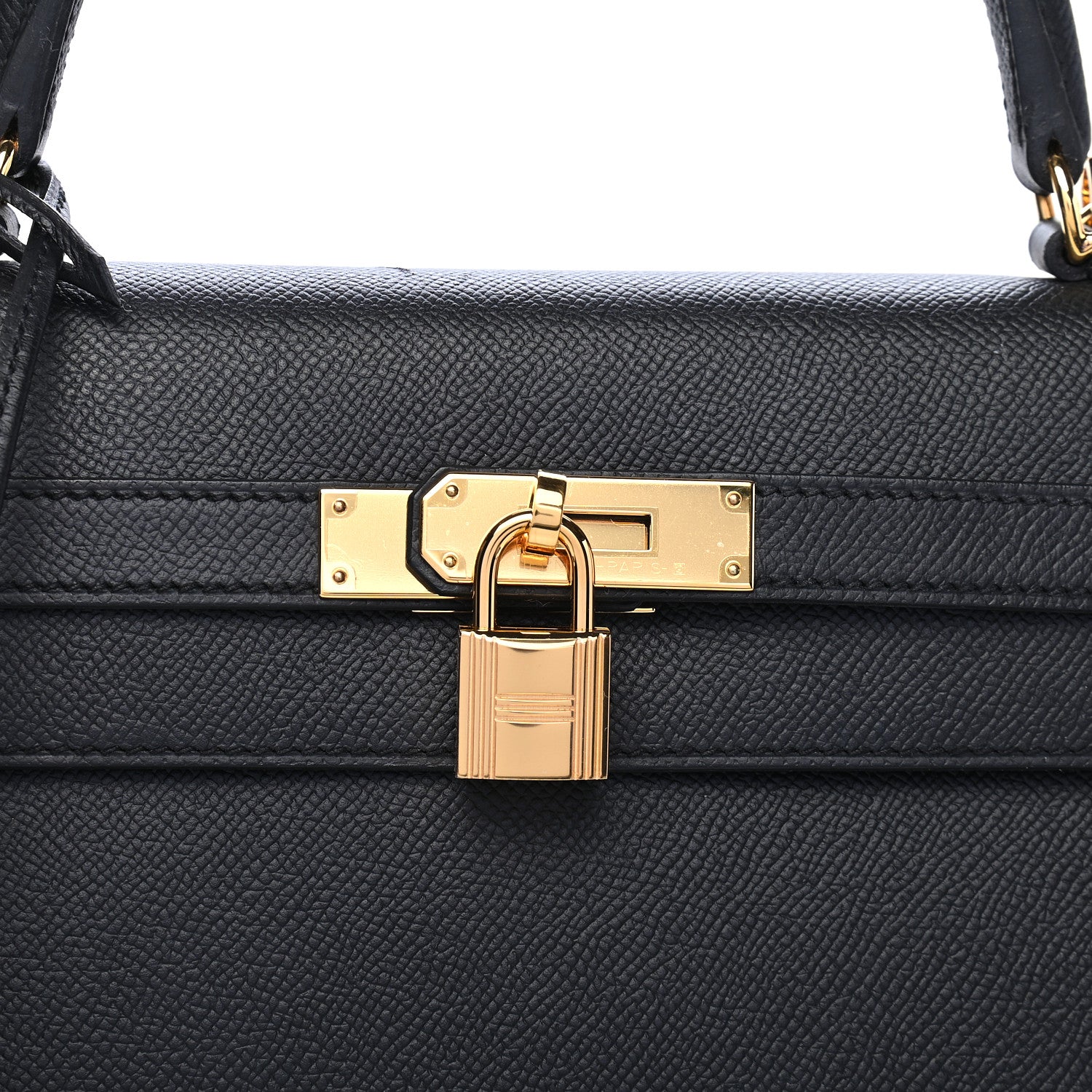 Hermes Epsom Kelly Sellier 35 Black 8 of 10