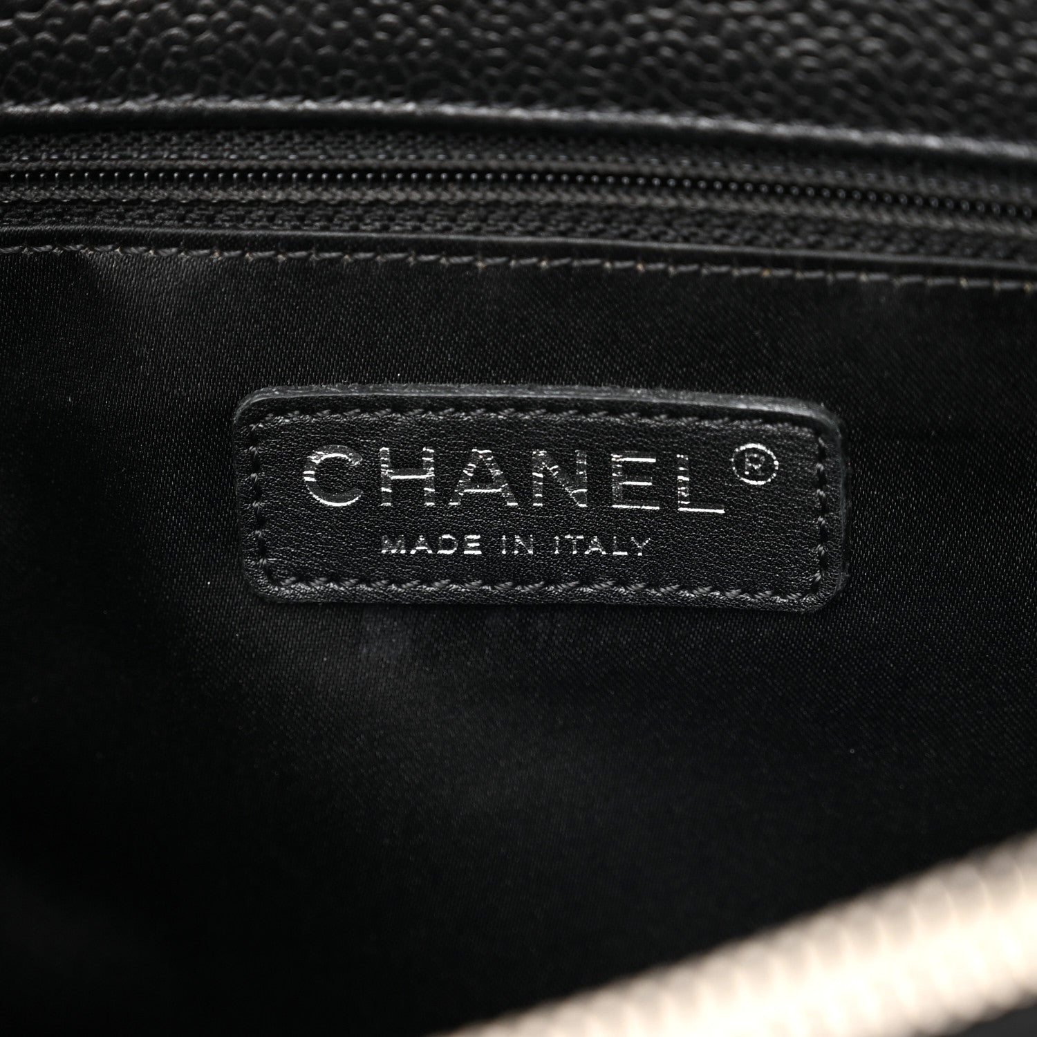 Chanel Caviar Quilted Grand Shopping Tote GST Black 5 of 11