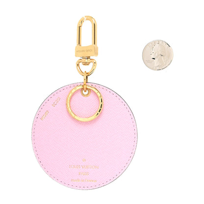 Louis Vuitton Monogram 2021 Christmas Animation Japanese Garden Bag Charm Key Ring Wisteria Pink 2 of 4