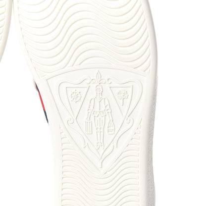 Gucci Calfskin Ayers Crystal Web Womens New Ace Pineapple Sneakers 40 White 6 of 10
