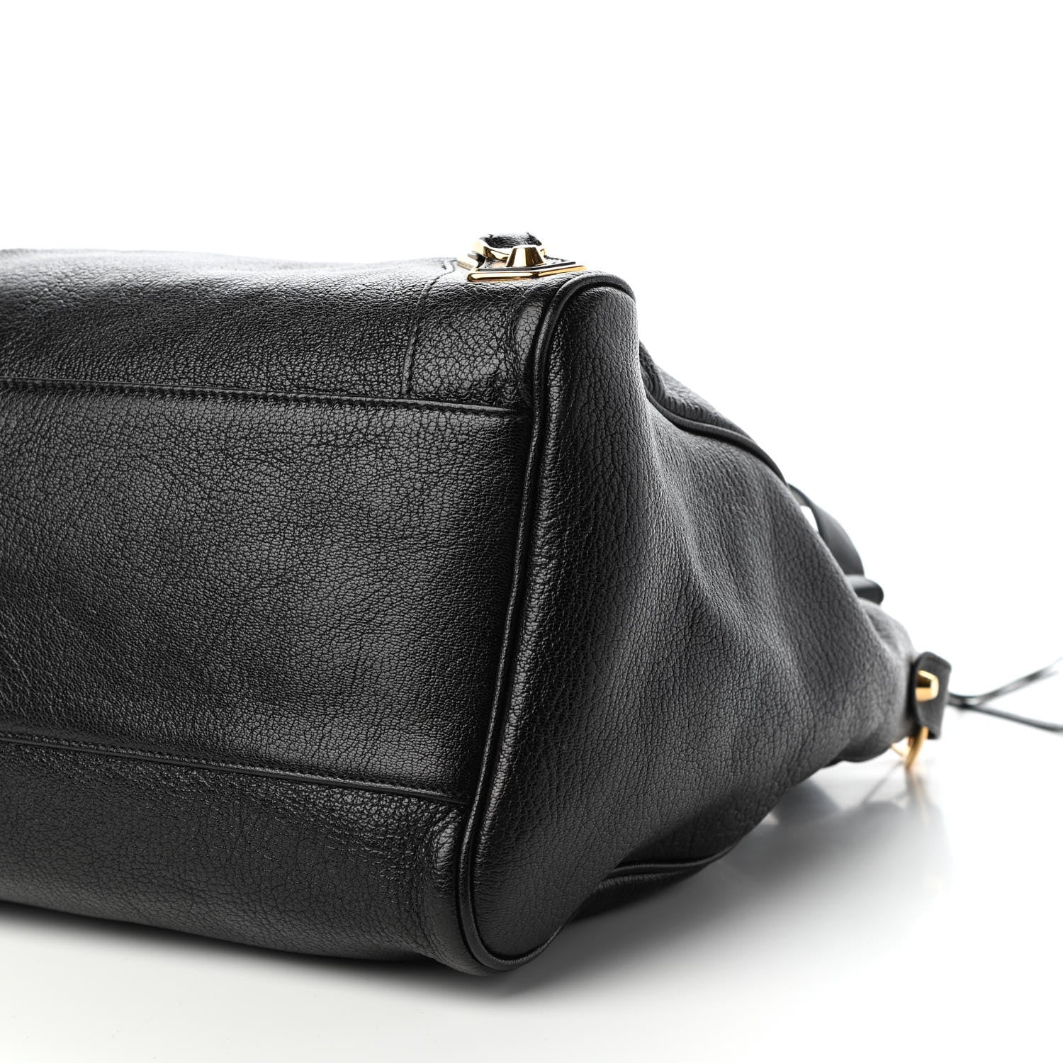Balenciaga Chevre Gold Metallic Edge Hardware Velo Black 9 of 9