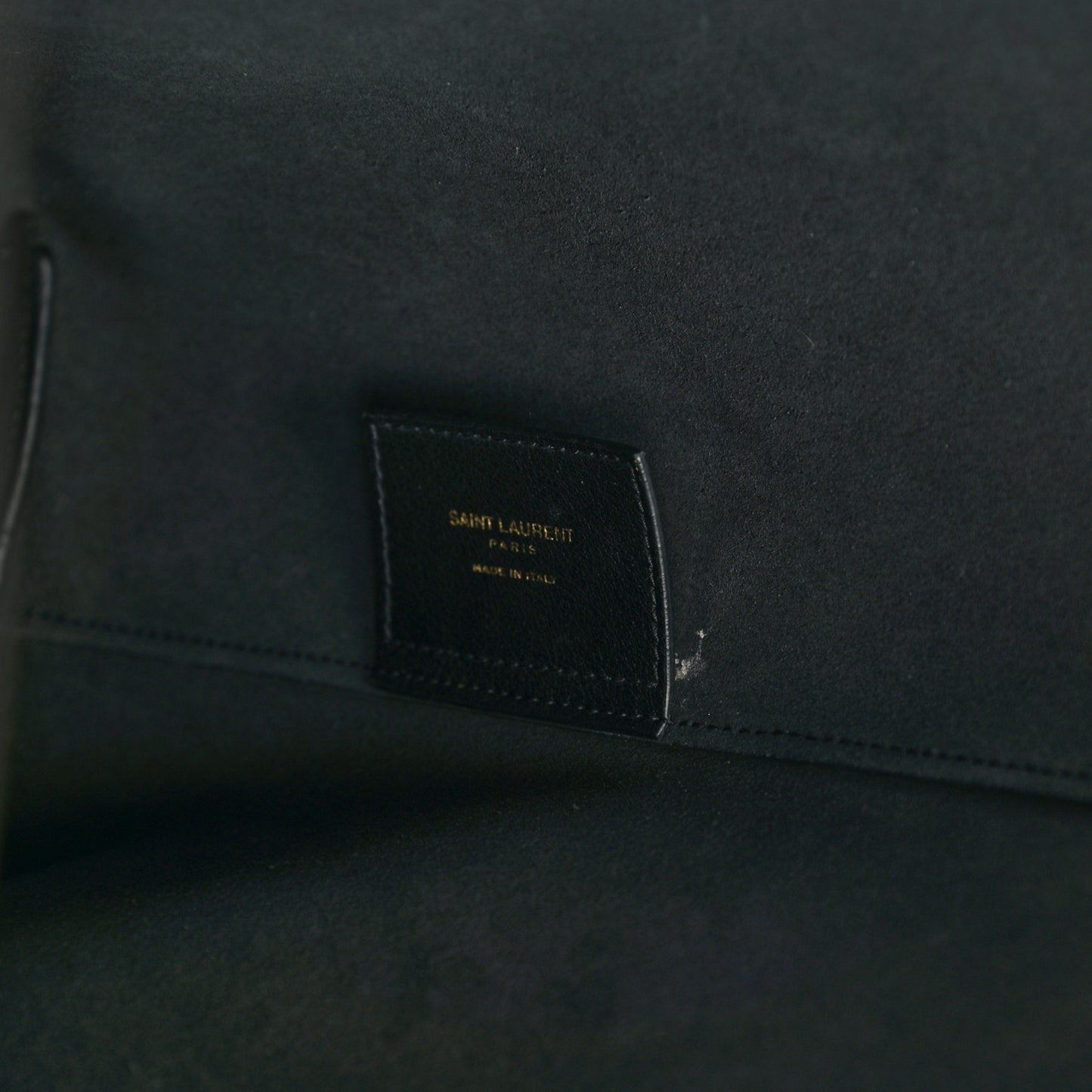 Calfskin Large Shopping Tote Black