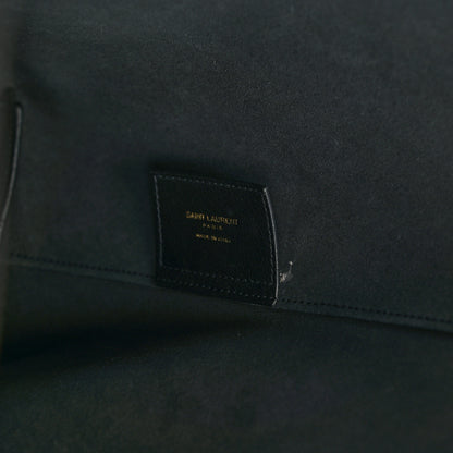 Saint Laurent Calfskin Large Shopping Tote Black 7 of 13
